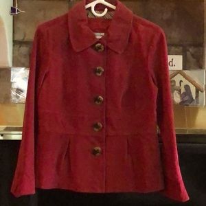 LAL Red Leather Jacket M